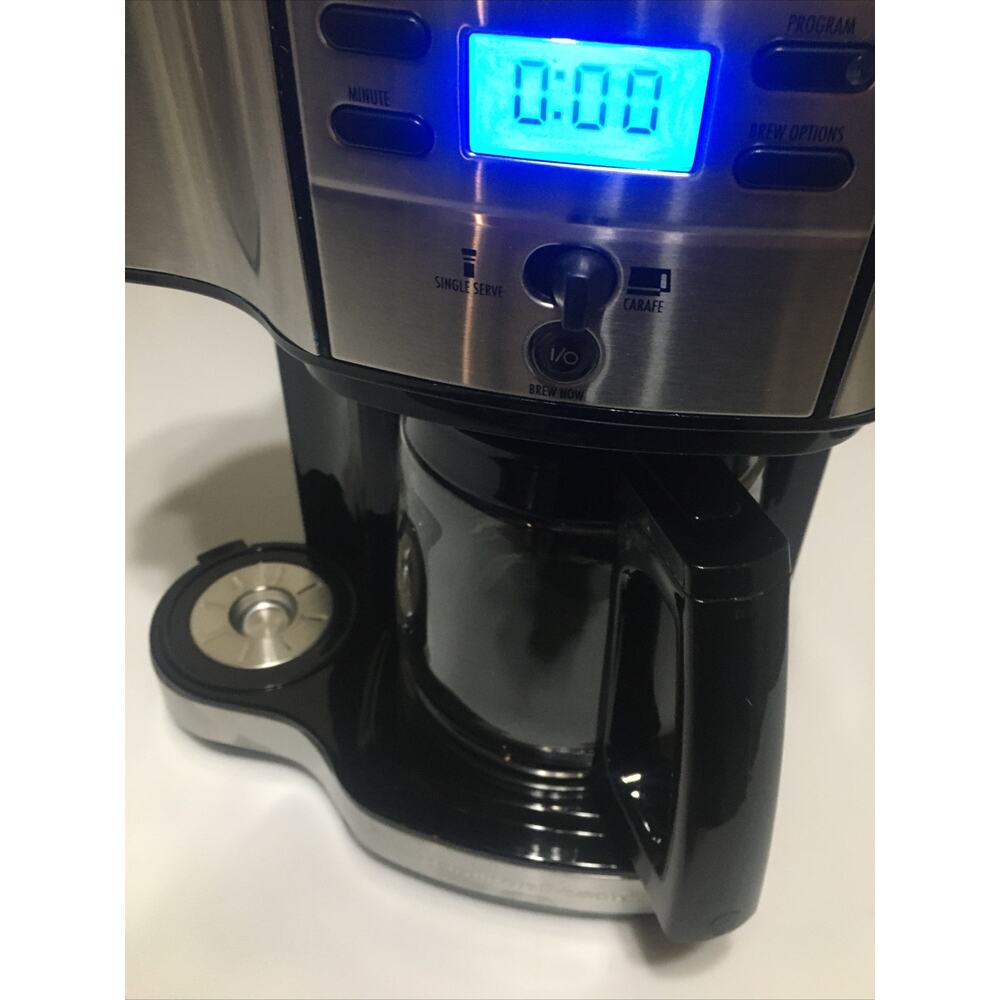 Hamilton Beach 49980A 2-Way Brewer Coffee Maker, Single-Serve And 12-Cup Pot